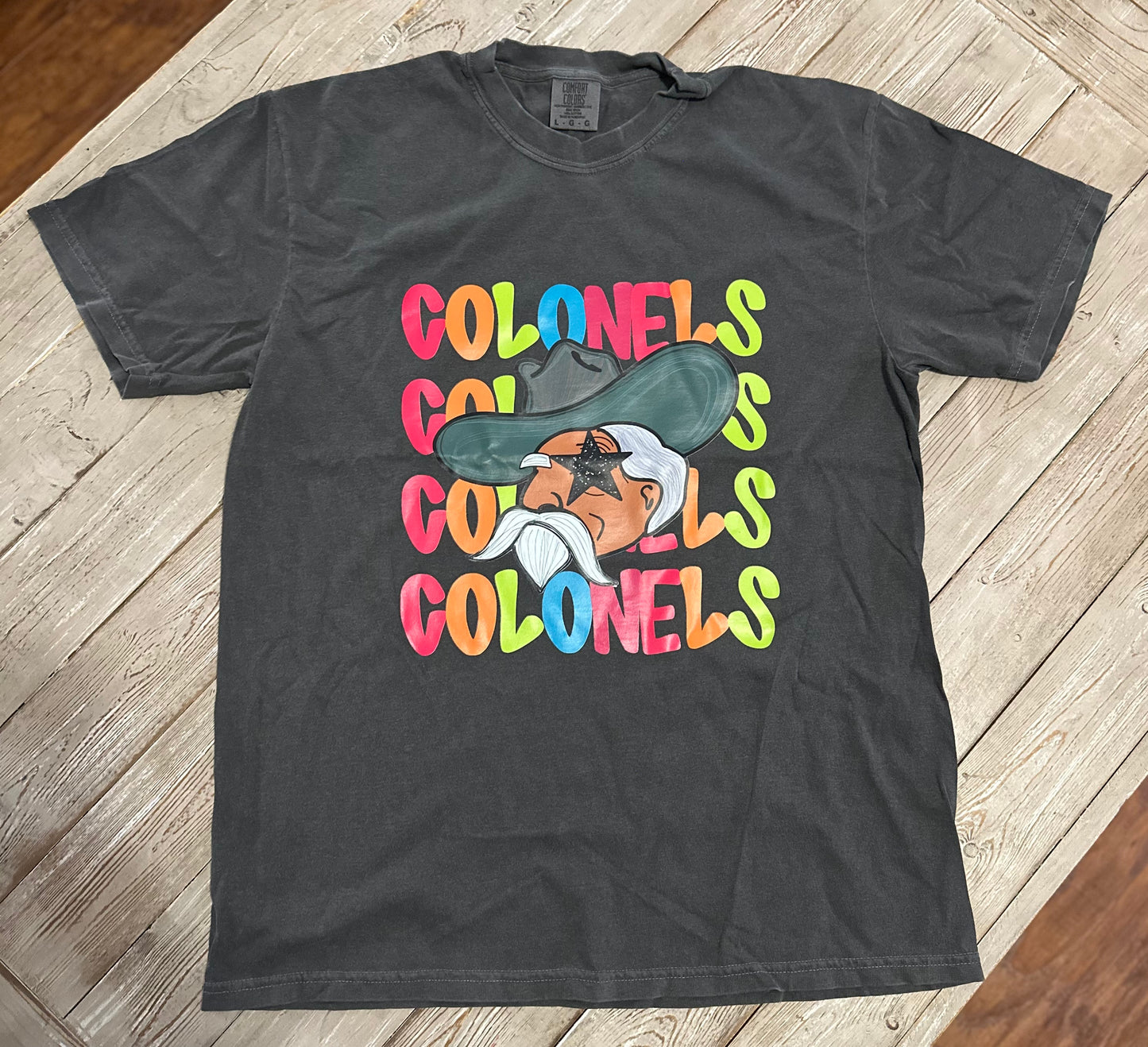 Rebels Neon Mascot Shirt