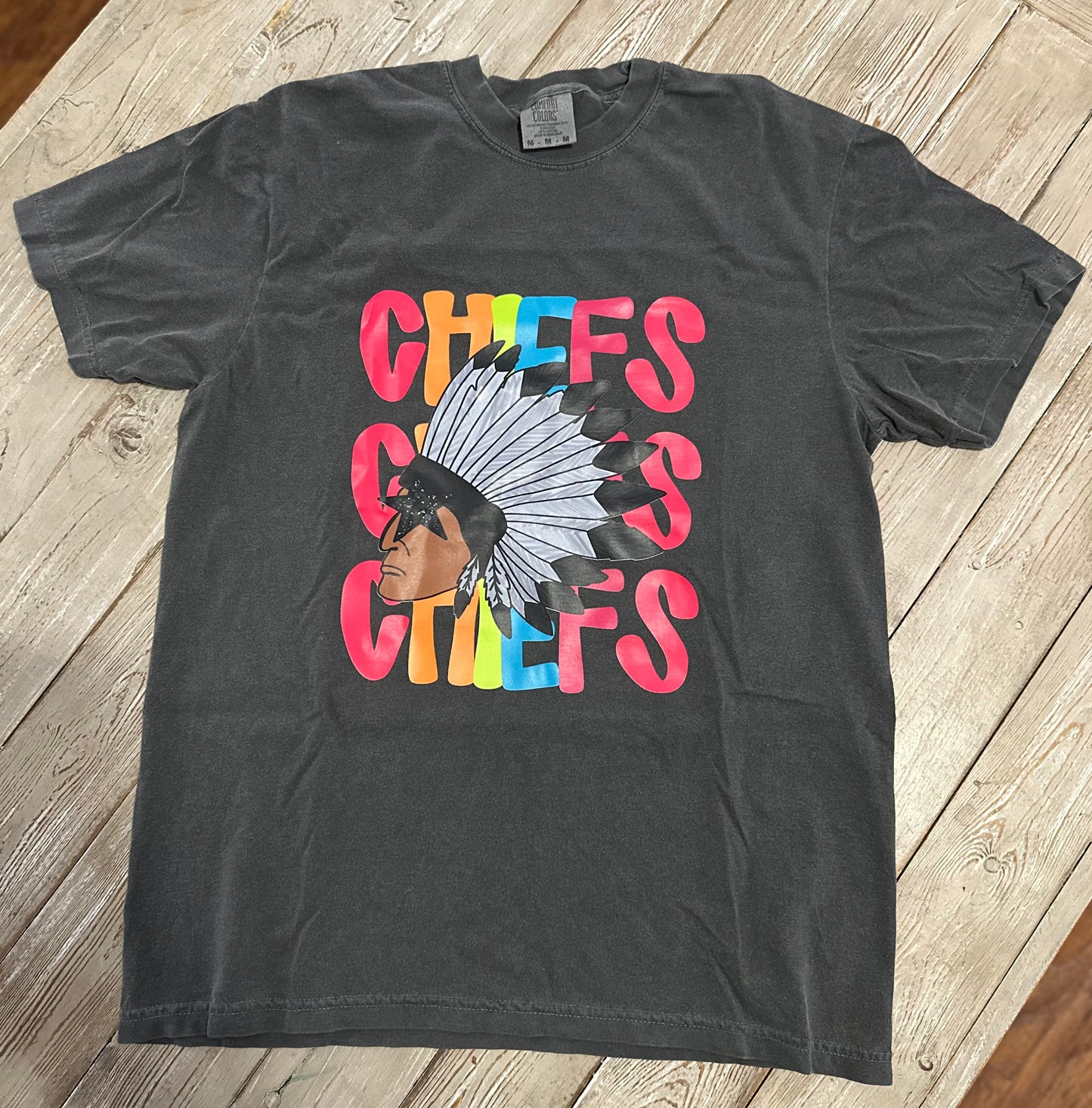Rebels Neon Mascot Shirt