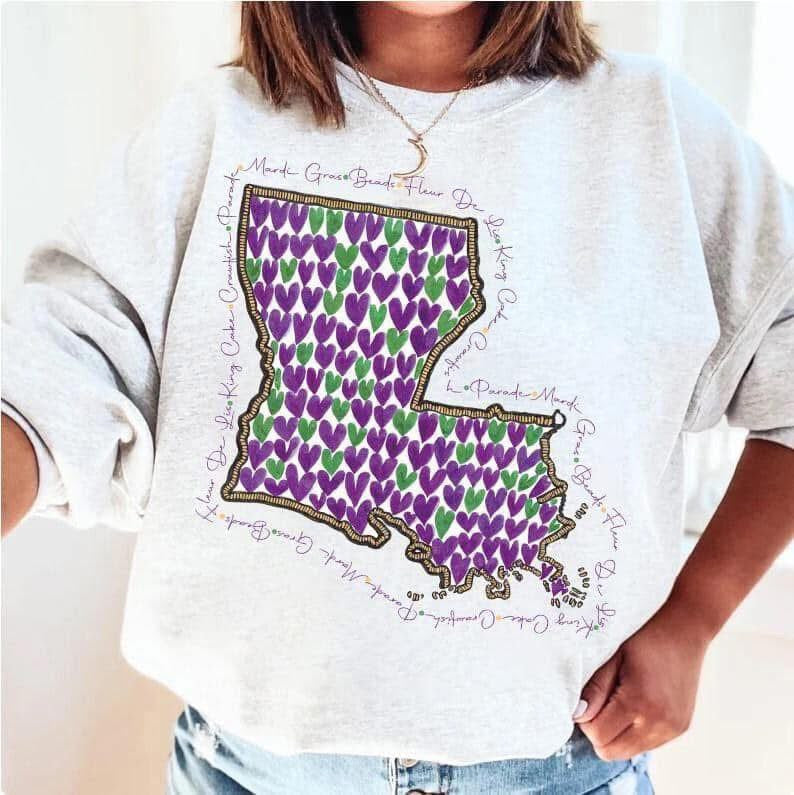 Mardi Gras Sweatshirt