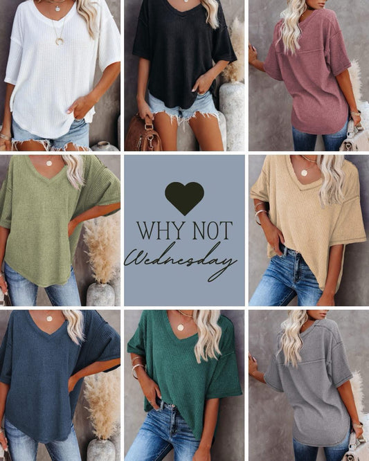 Exposed Seam Textured Top