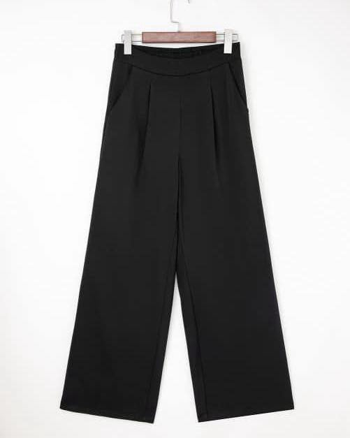 Pleated Elastic Pants