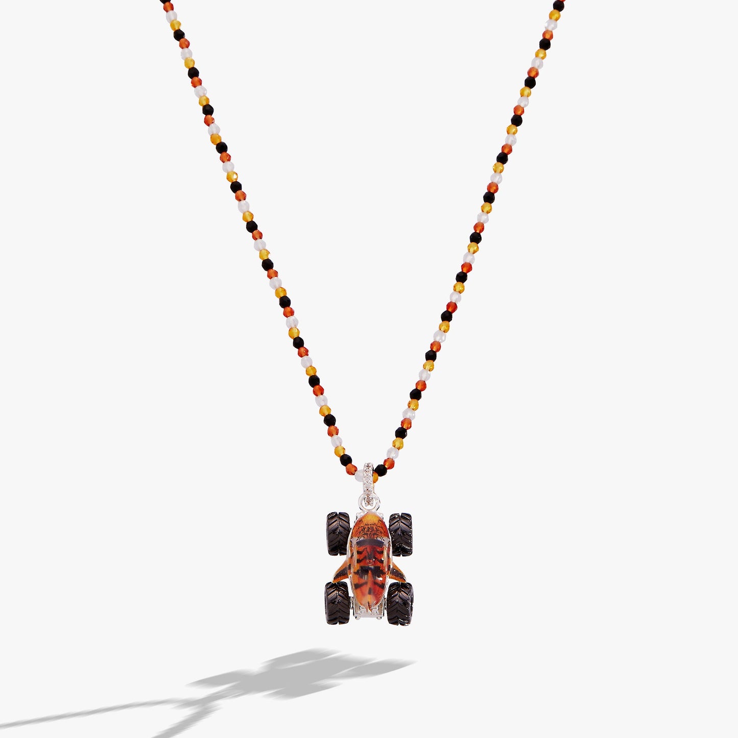Hot Wheels™ Monster Truck Tiger Shark Pendant Necklace